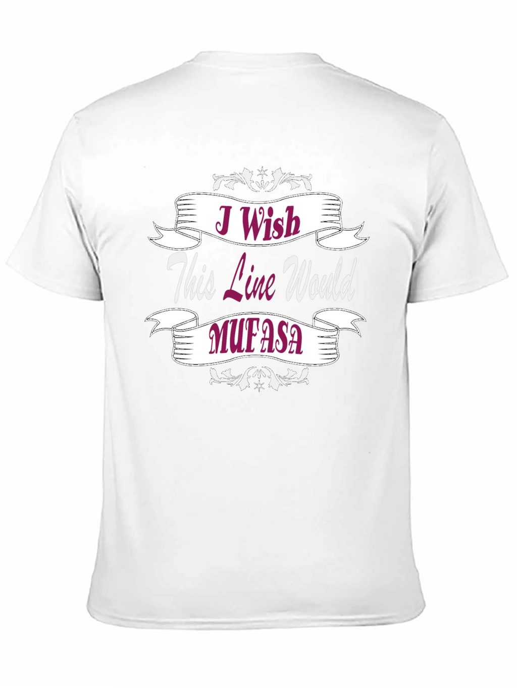 I Wish This Line Would Mufasa Graphic Tee