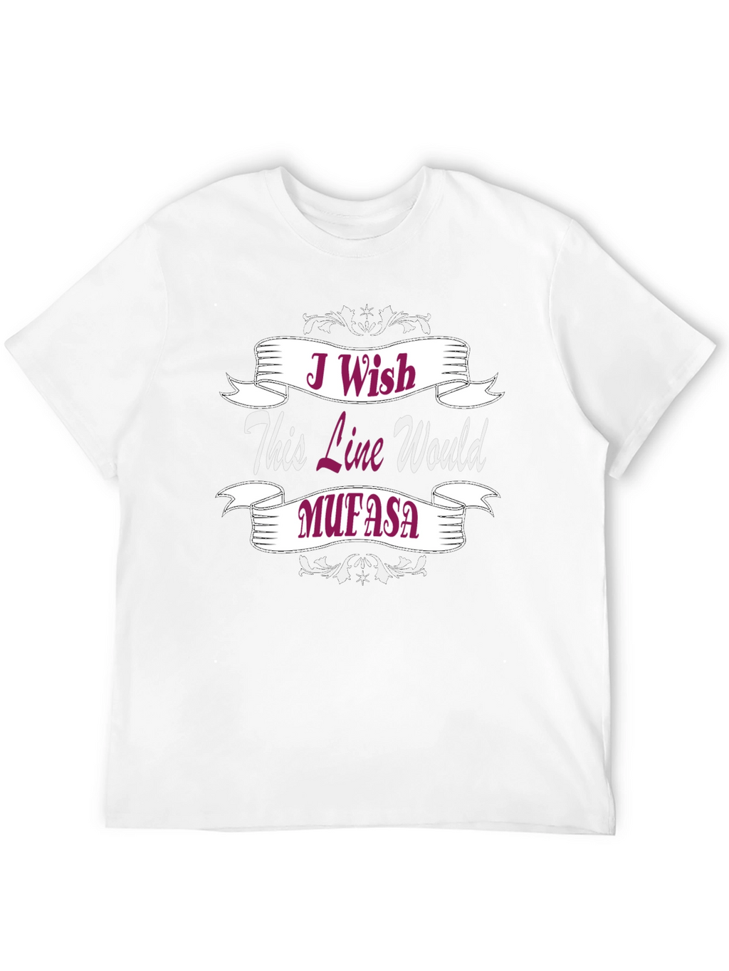 I Wish This Line Would Mufasa Graphic Tee
