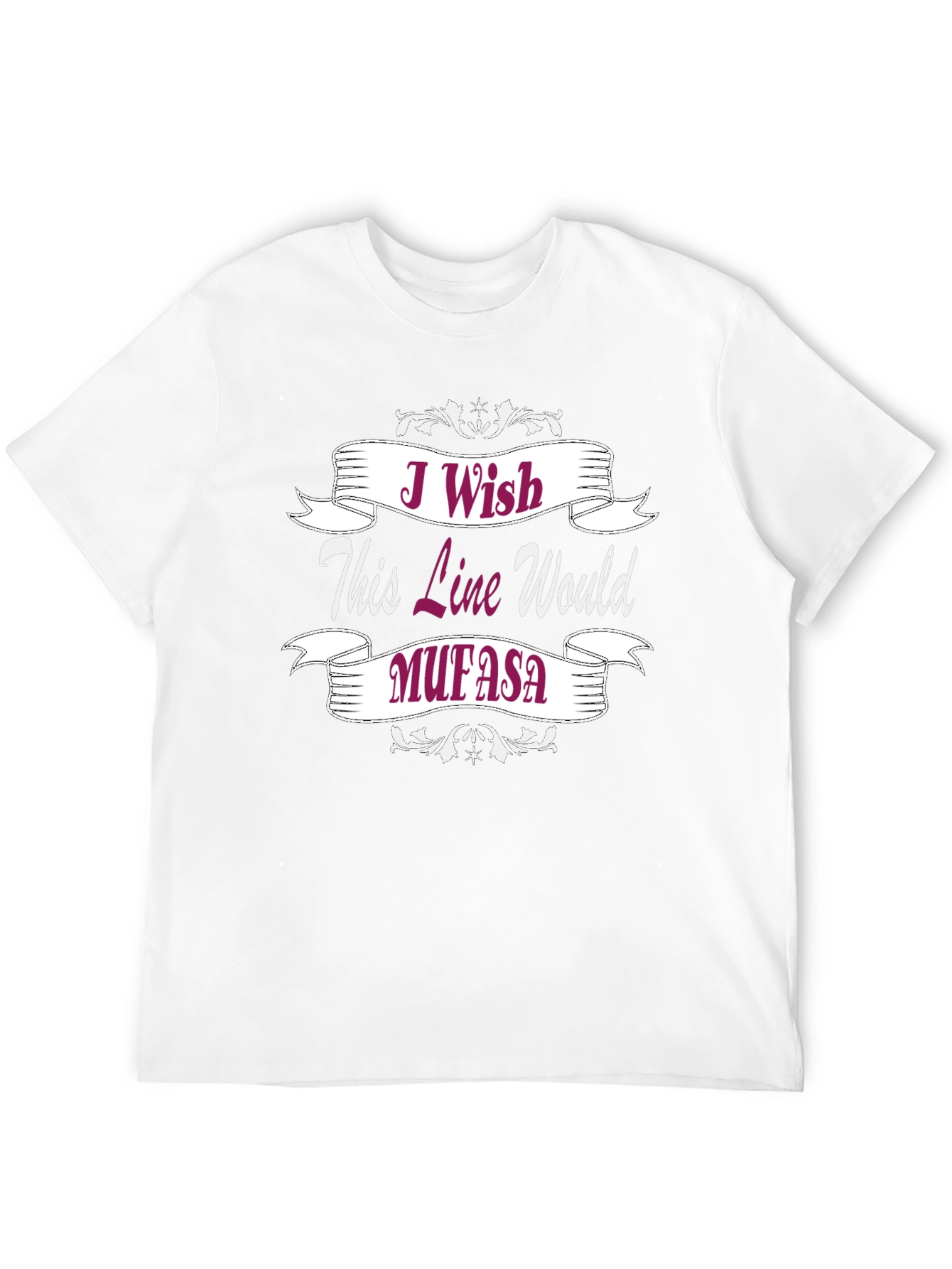 I Wish This Line Would Mufasa Graphic Tee
