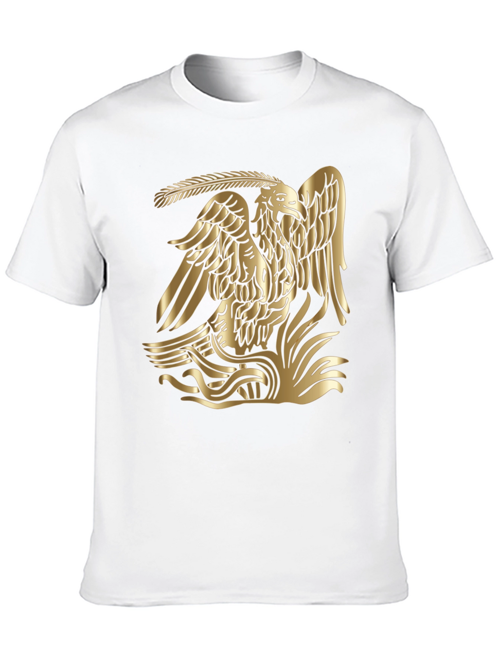 Golden Eagle Graphic Black Tee