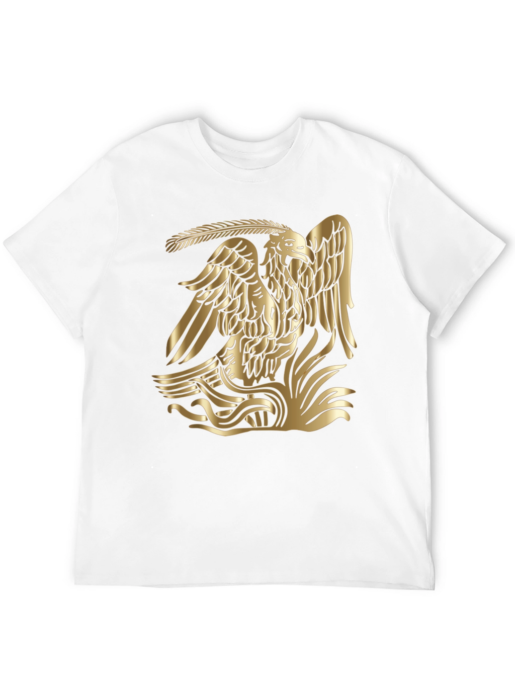 Golden Eagle Graphic Black Tee