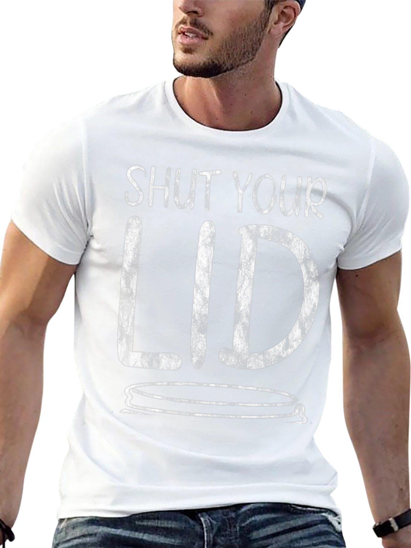 Shut Your Lid Graphic Tee - Funny T-Shirt