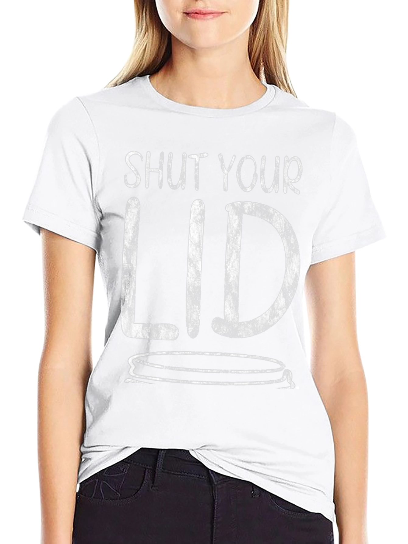 Shut Your Lid Graphic Tee - Funny T-Shirt