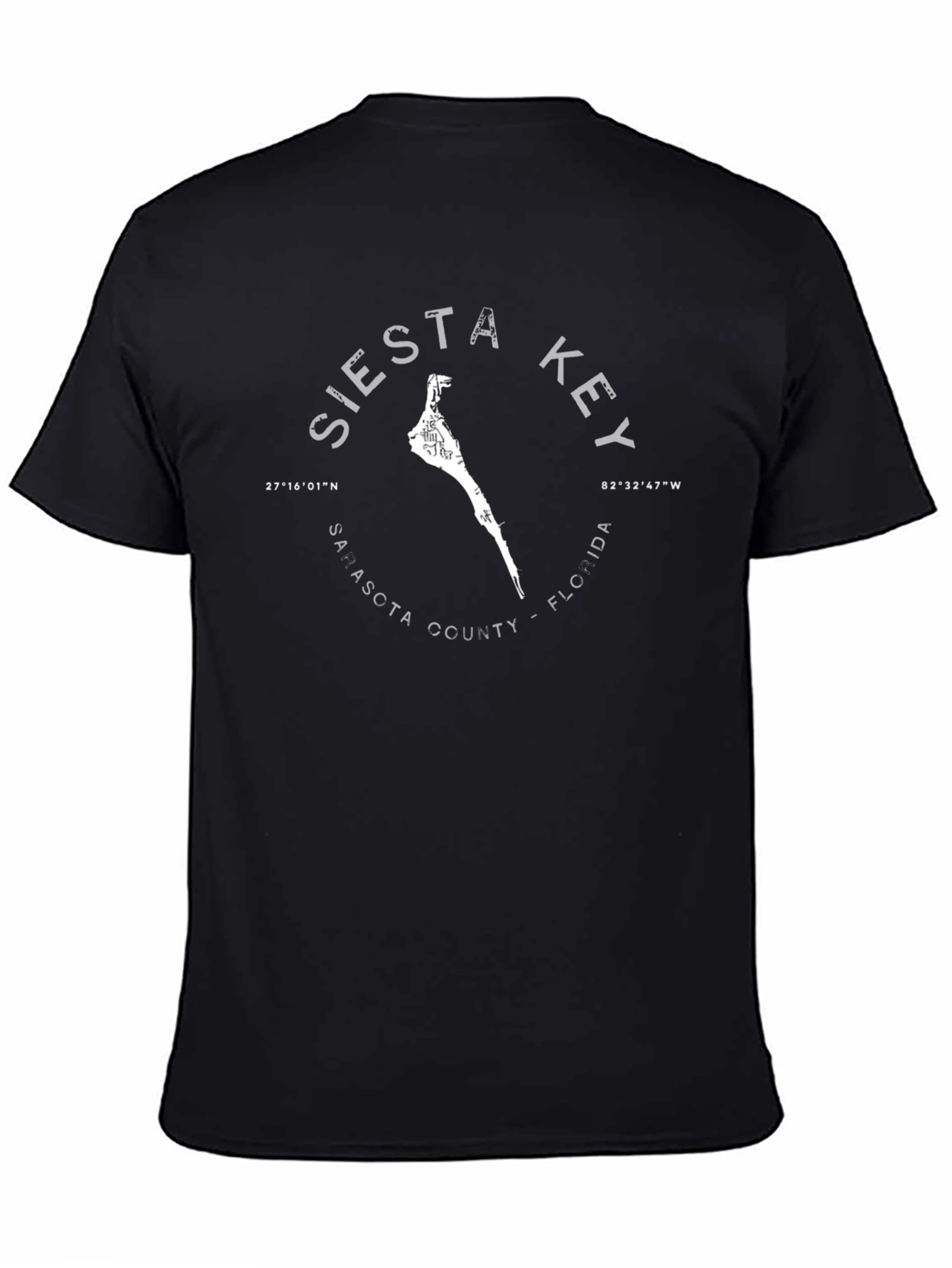 Siesta Key Black Graphic T-Shirt