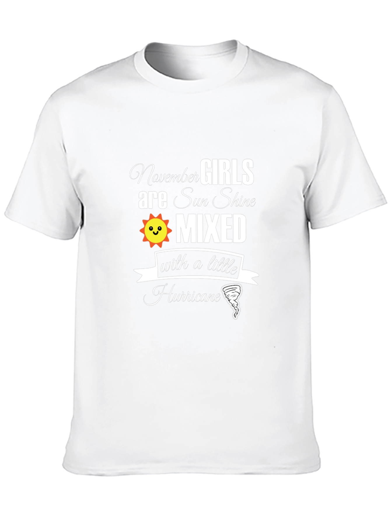 November Girls T-Shirt - Sun Shine Mixed With Hurricane