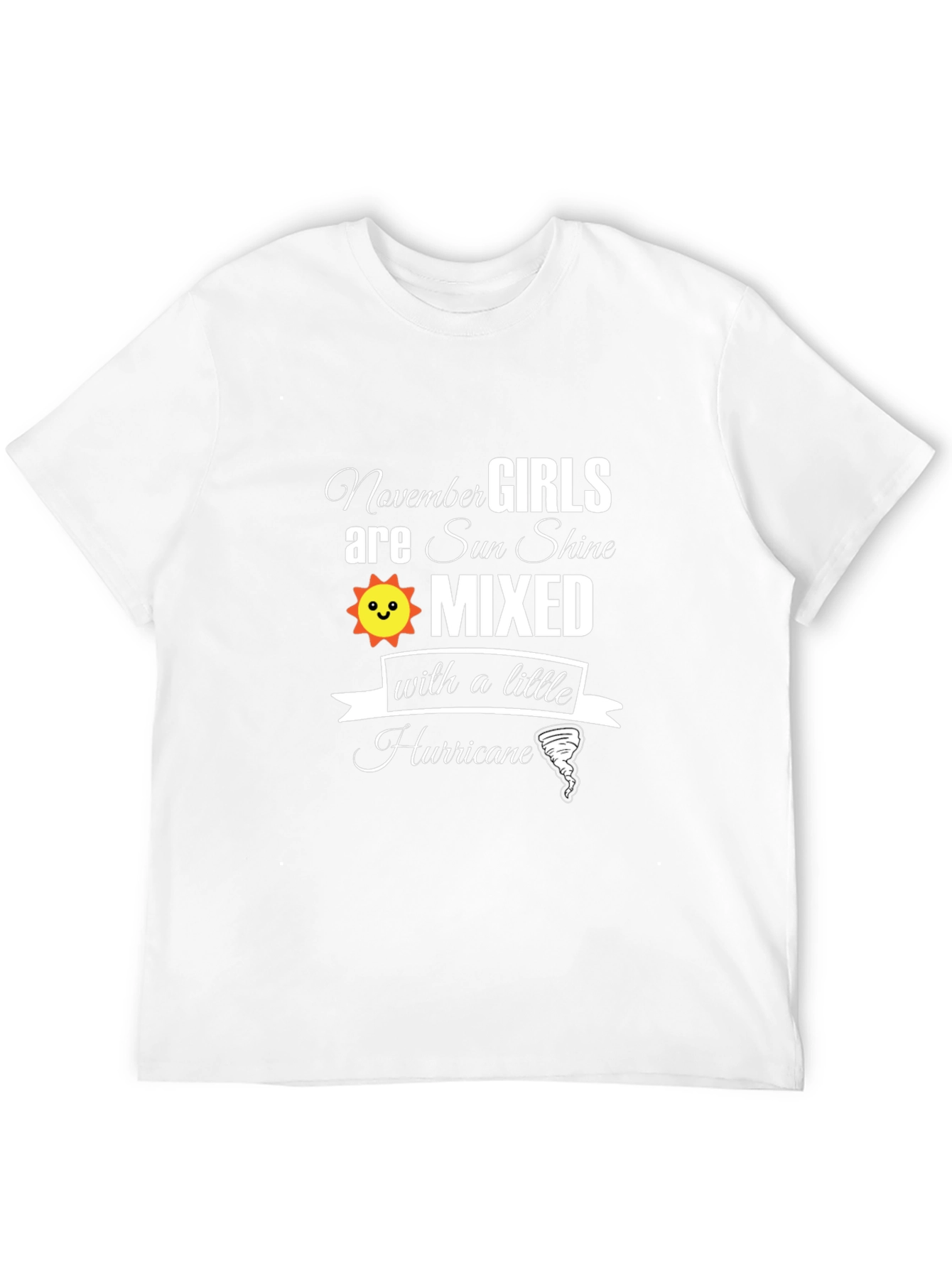 November Girls T-Shirt - Sun Shine Mixed With Hurricane