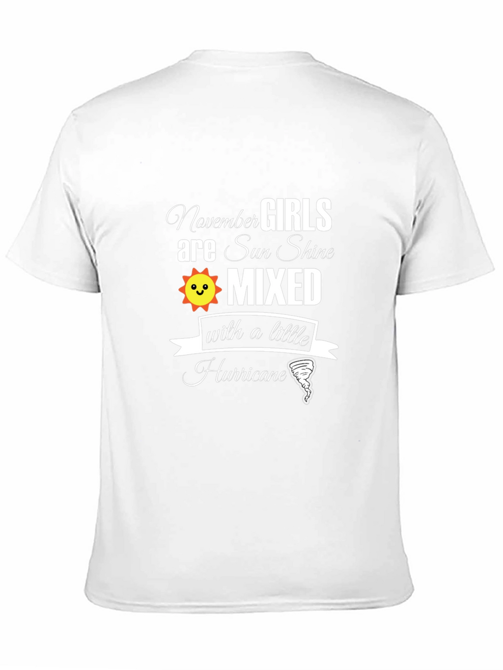 November Girls T-Shirt - Sun Shine Mixed With Hurricane