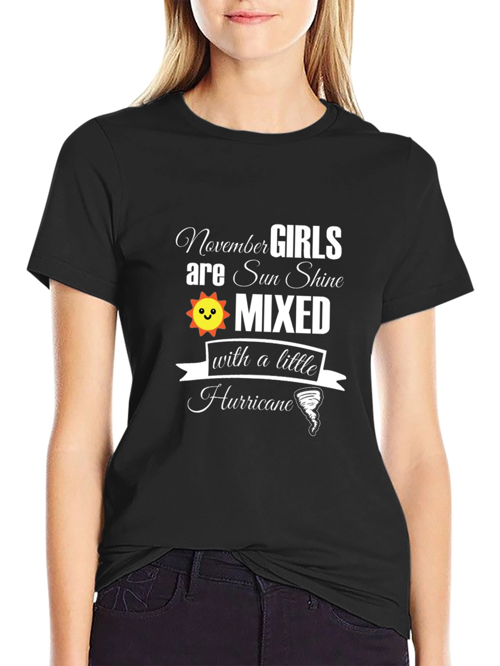 November Girls T-Shirt - Sun Shine Mixed With Hurricane