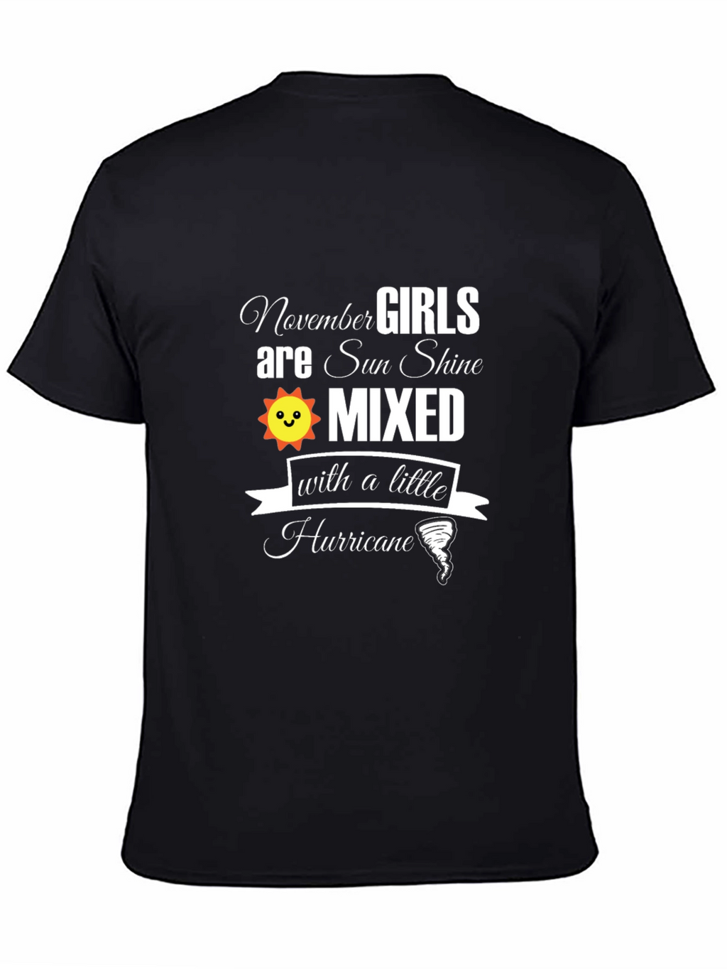 November Girls T-Shirt - Sun Shine Mixed With Hurricane