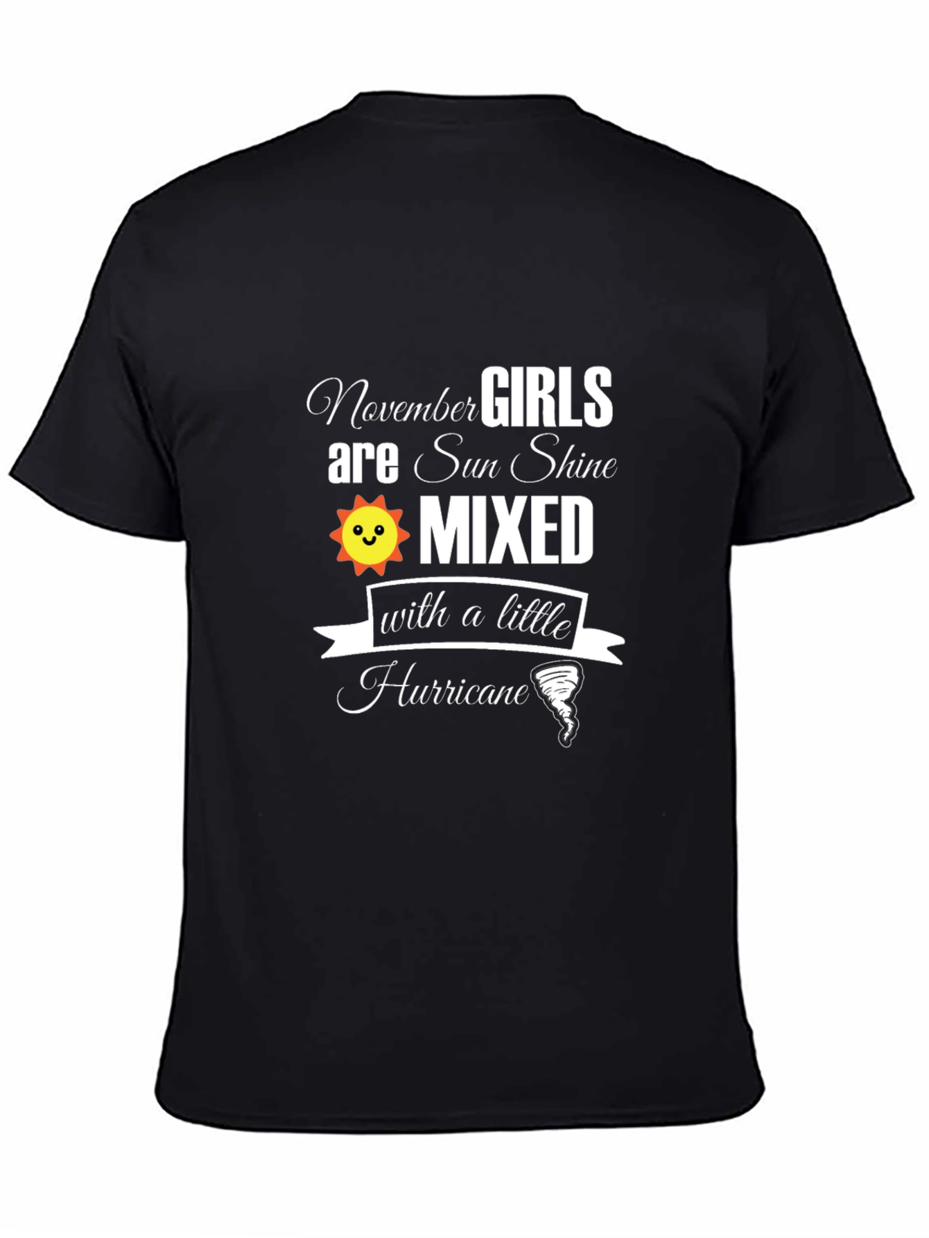 November Girls T-Shirt - Sun Shine Mixed With Hurricane
