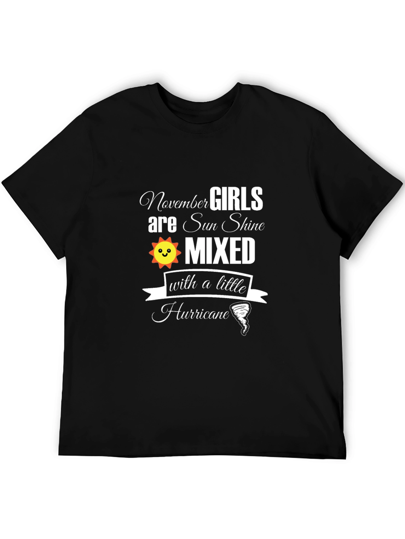 November Girls T-Shirt - Sun Shine Mixed With Hurricane