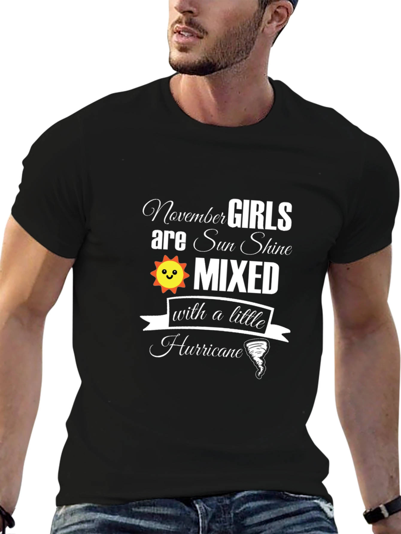 November Girls T-Shirt - Sun Shine Mixed With Hurricane