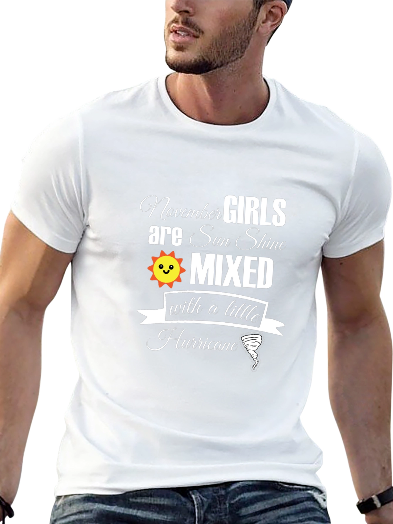 November Girls T-Shirt - Sun Shine Mixed With Hurricane