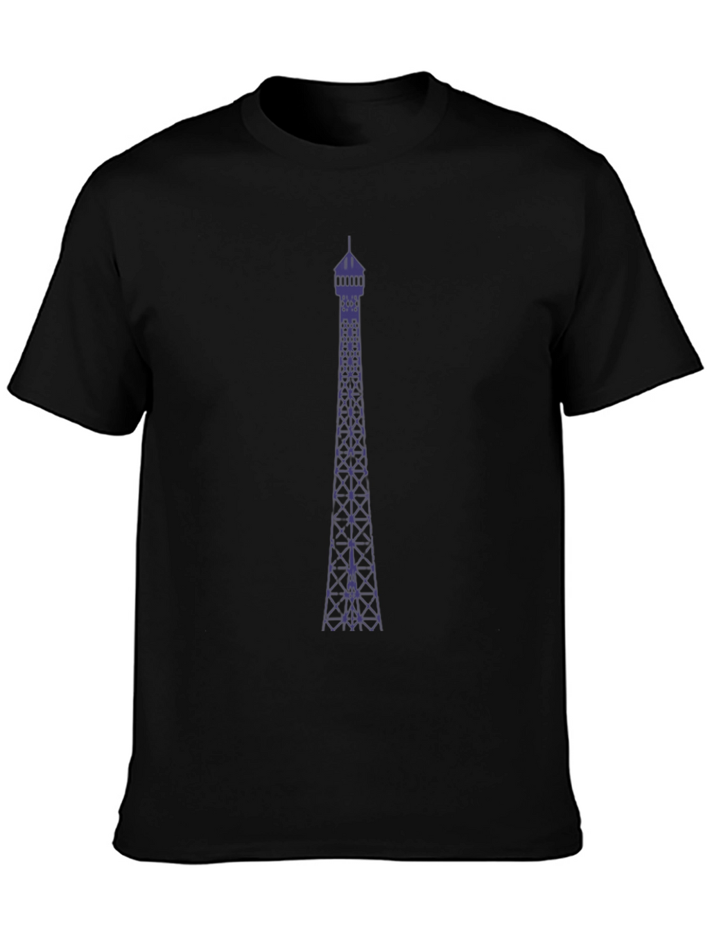 Tower Graphic Tee - Modern Mens Black T-Shirt