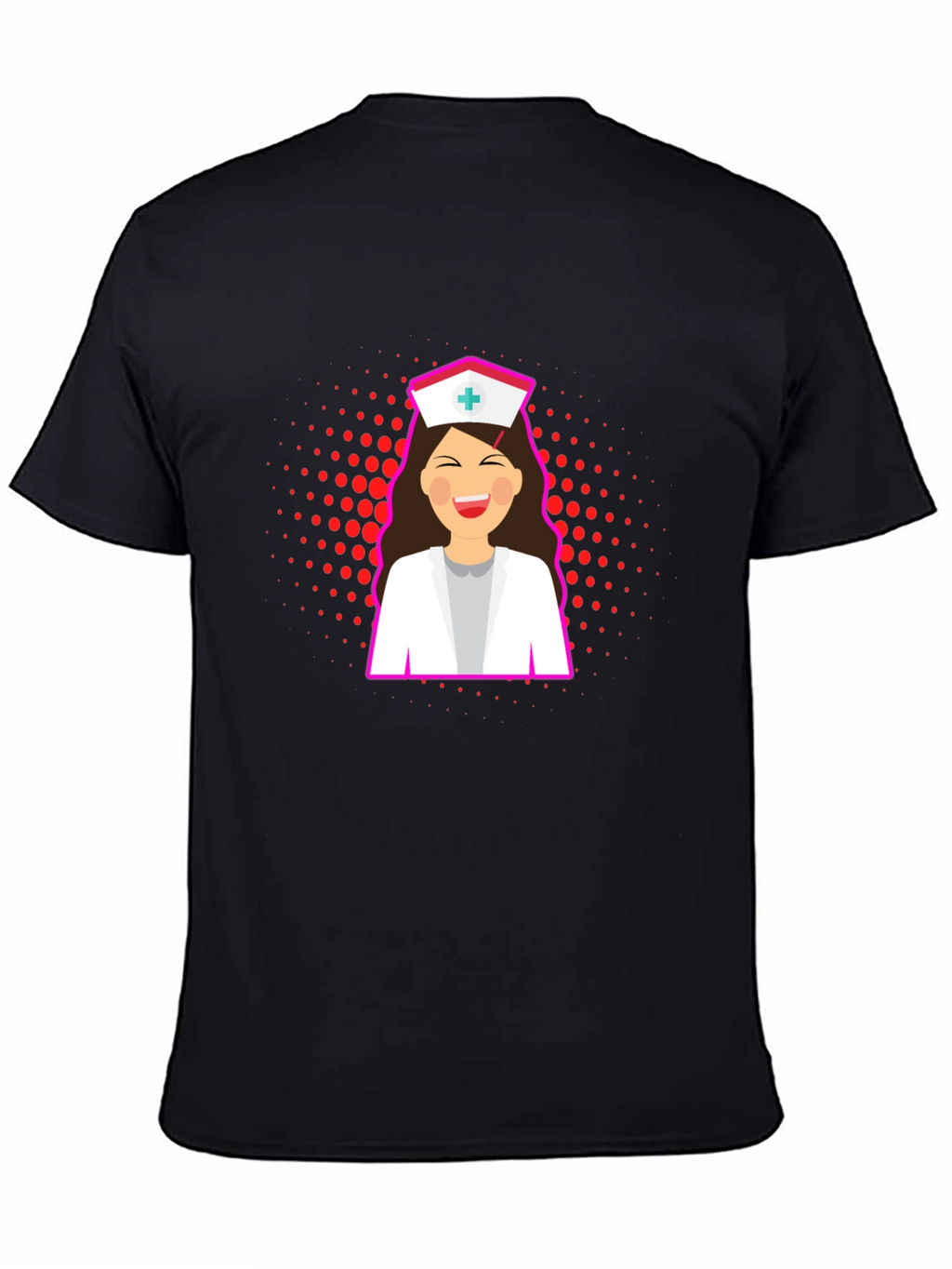 Nurse Graphic T-Shirt - Stylish Black Tee