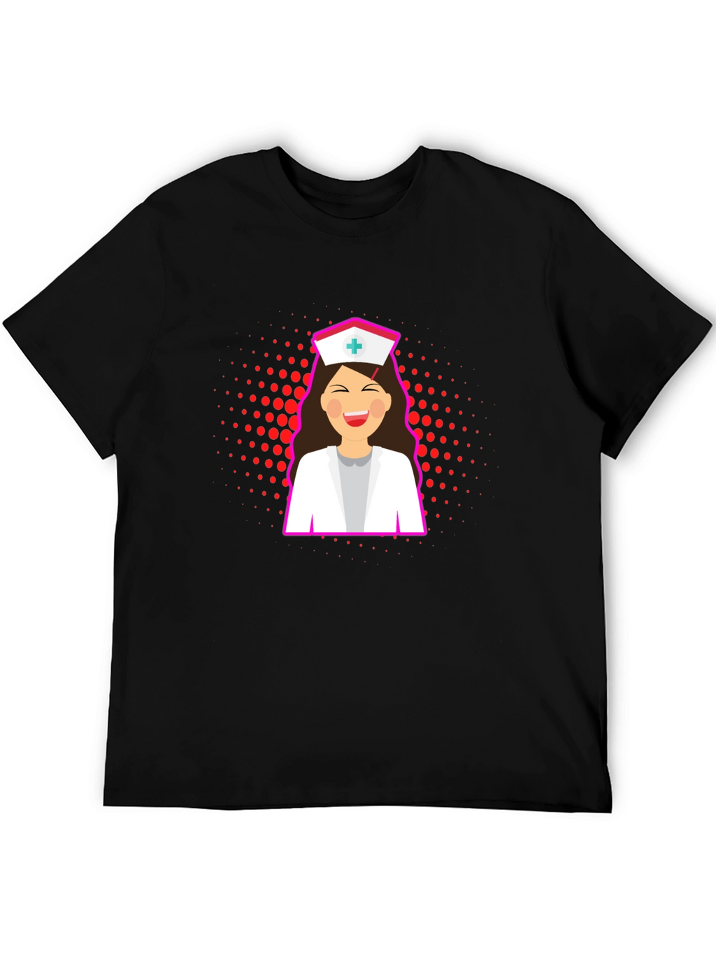 Nurse Graphic T-Shirt - Stylish Black Tee