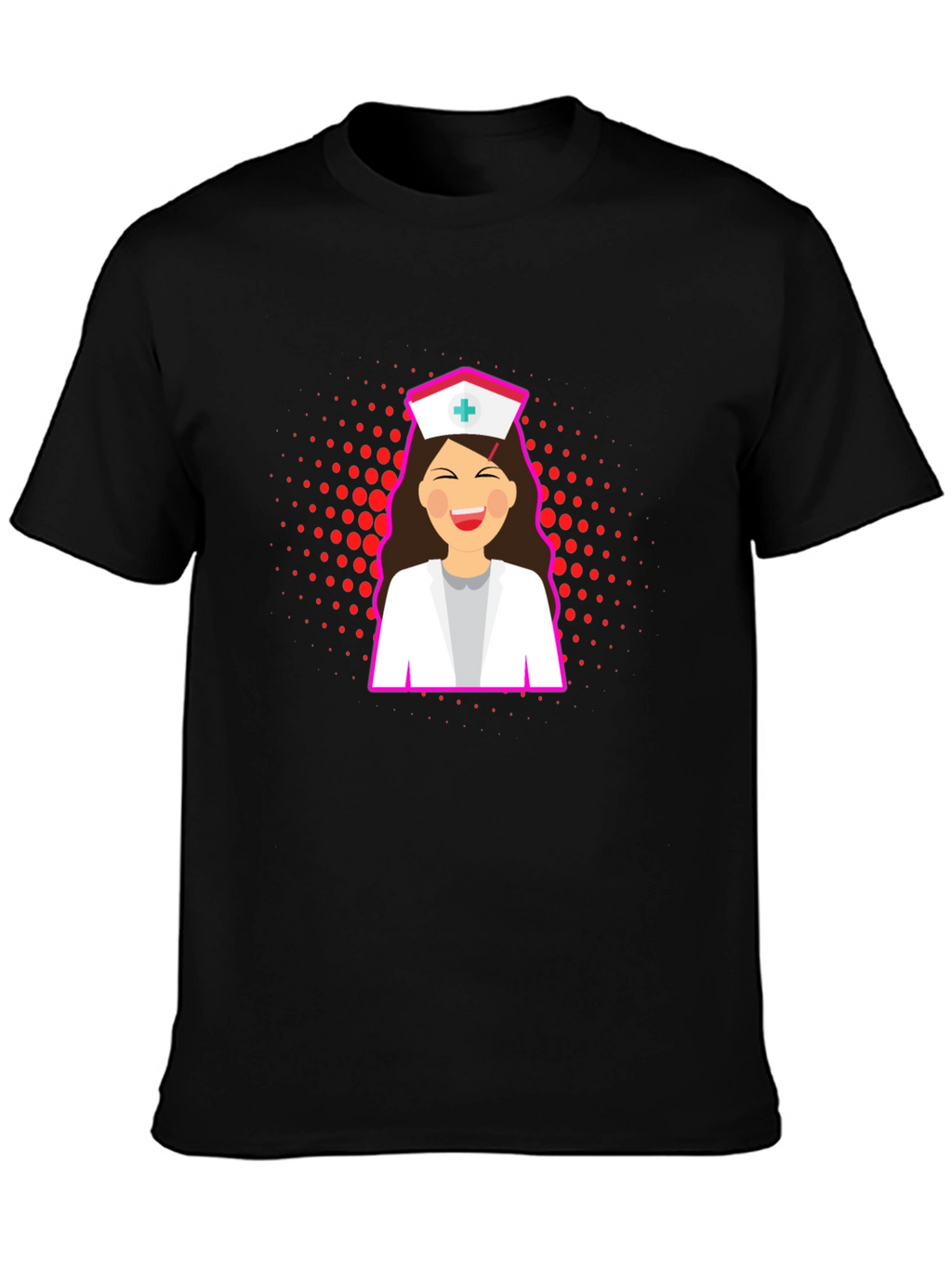 Nurse Graphic T-Shirt - Stylish Black Tee