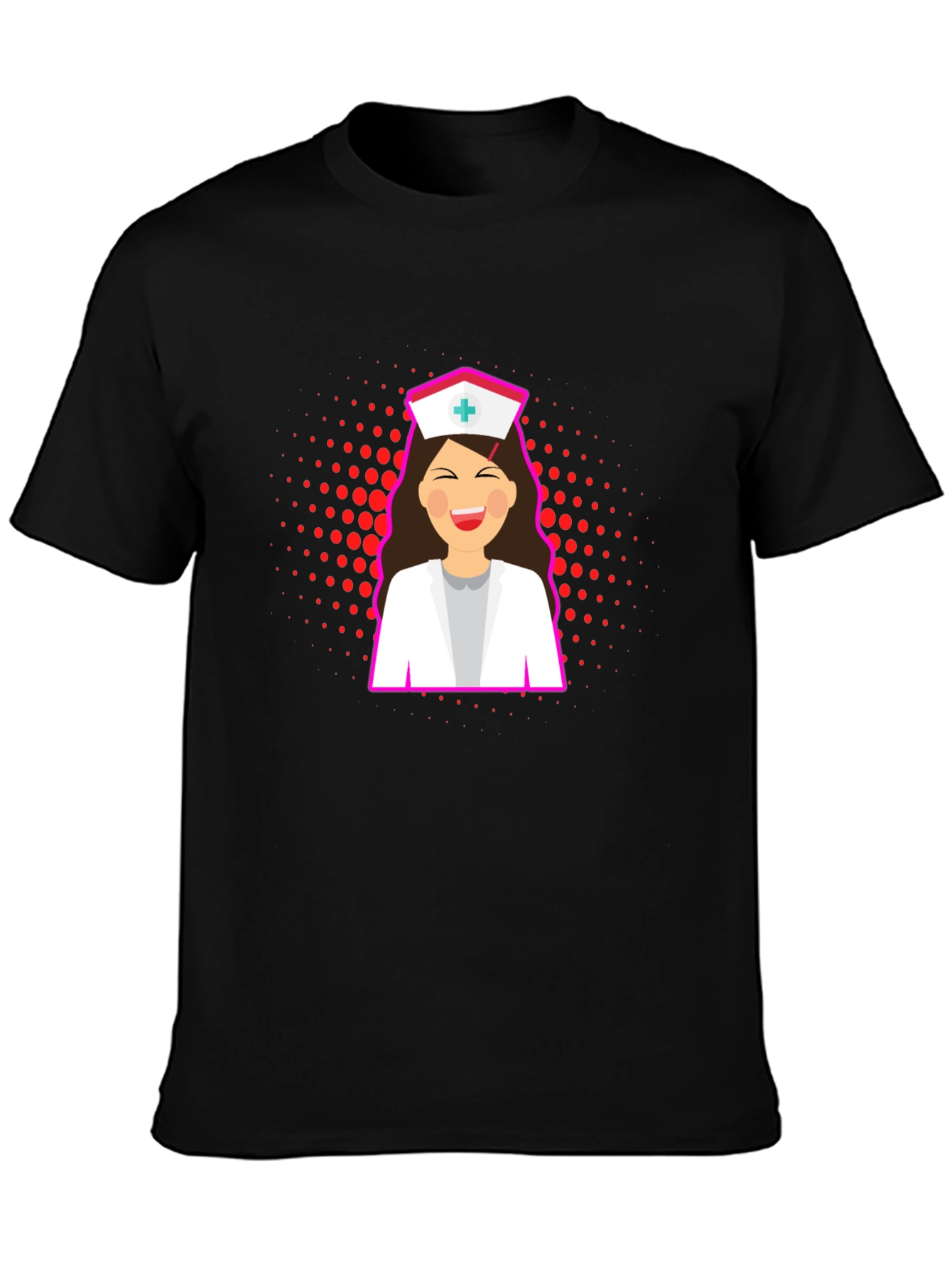 Nurse Graphic T-Shirt - Stylish Black Tee