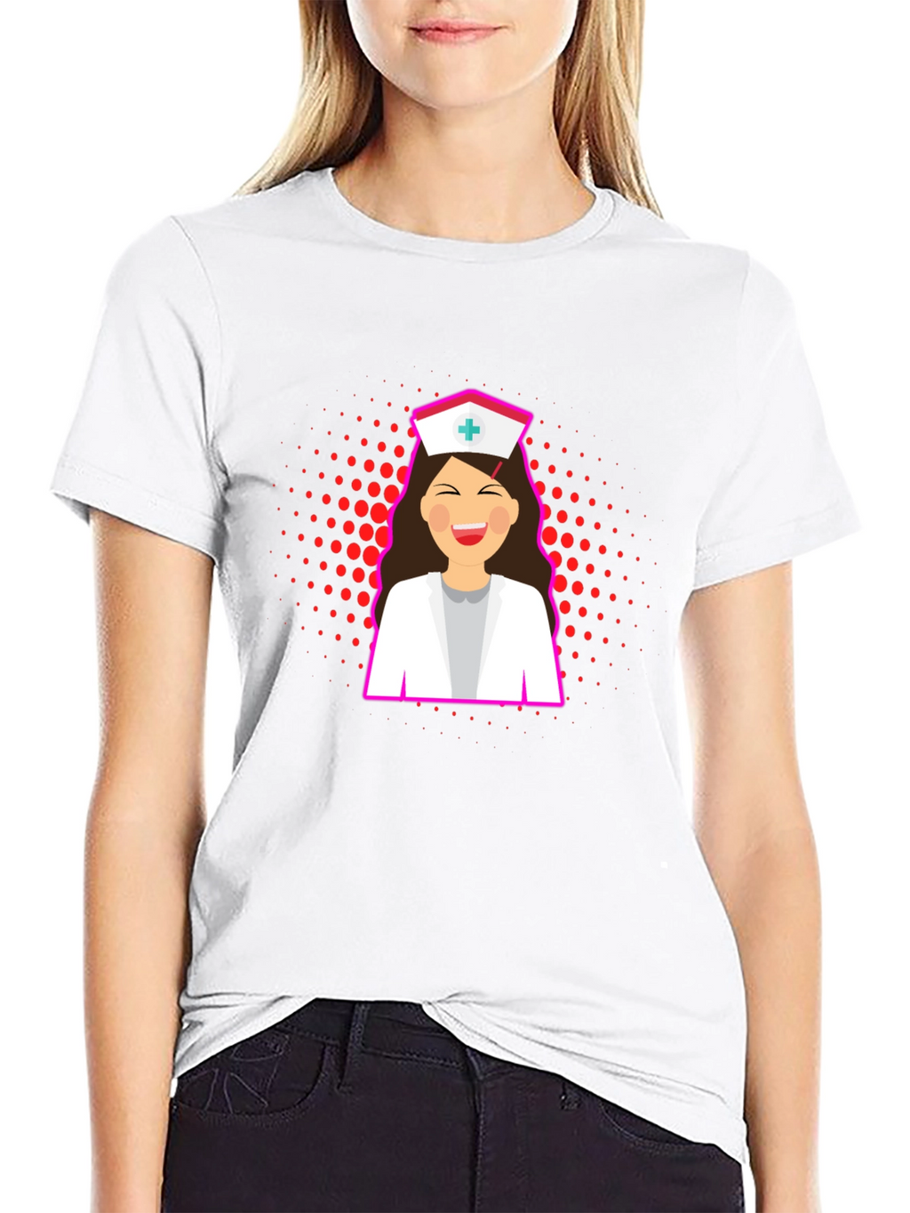 Nurse Graphic T-Shirt - Stylish Black Tee