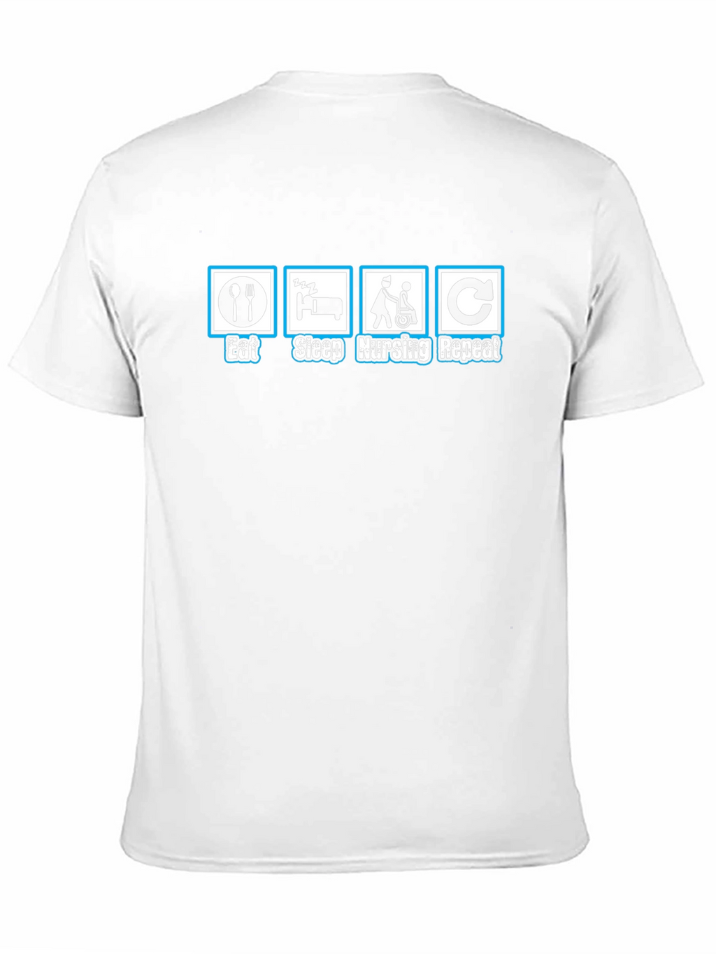Eat Sleep Nursing Repeat Graphic Tee