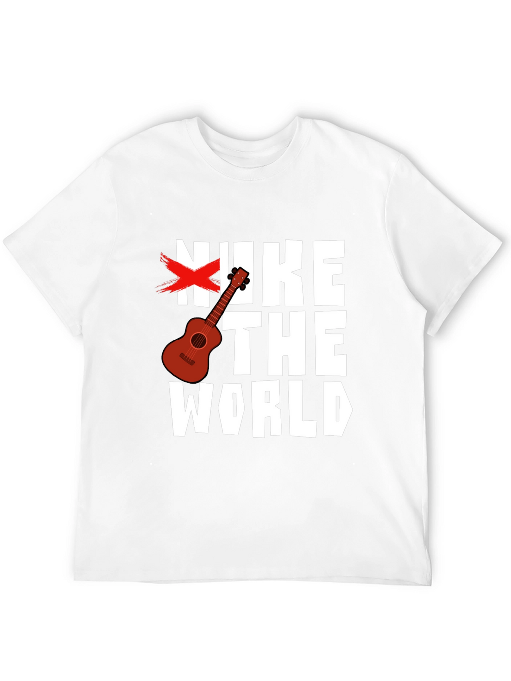 Nuke The World Graphic Tee - Anti-War Shirt