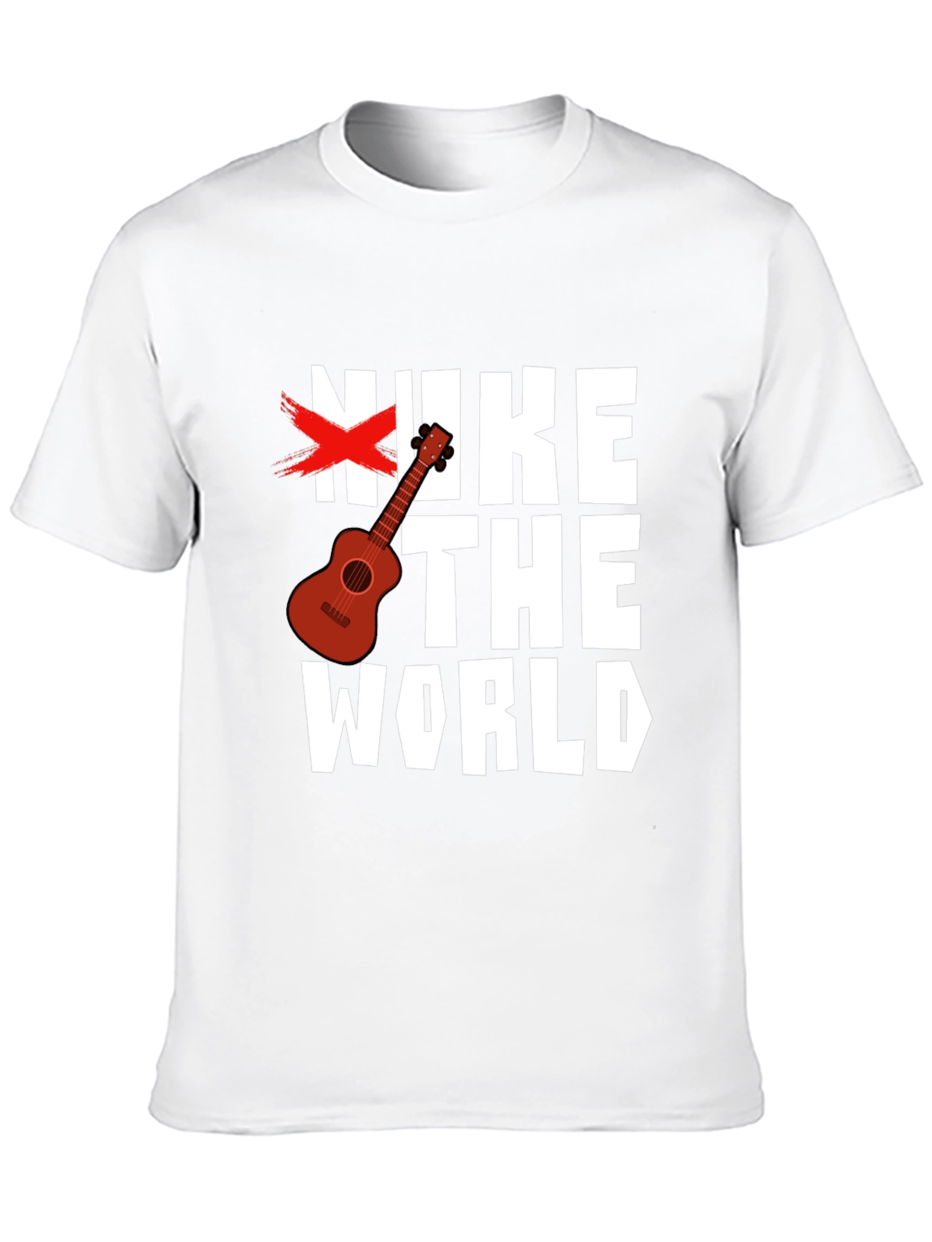 Nuke The World Graphic Tee - Anti-War Shirt