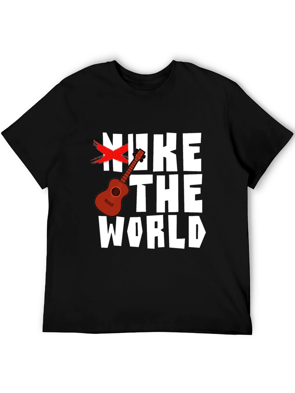 Nuke The World Graphic Tee - Anti-War Shirt