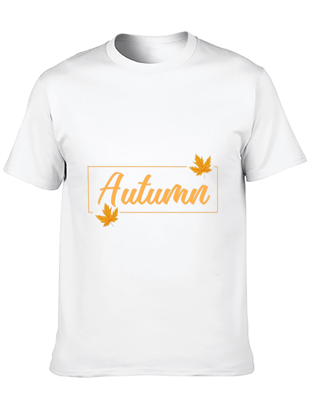 Autumn Leaves Graphic Tee - Soft Black Cotton T-Shirt