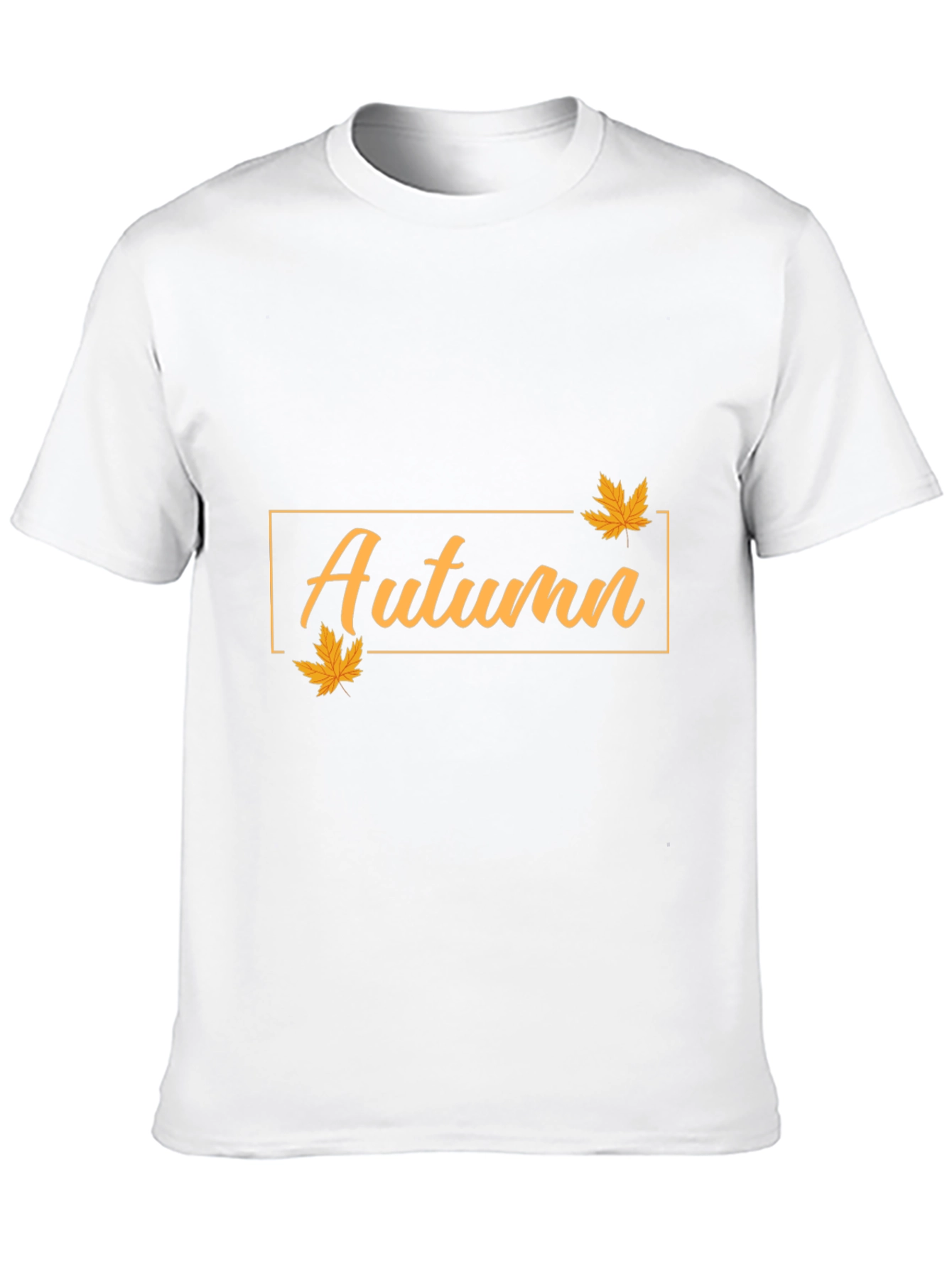 Autumn Leaves Graphic Tee - Soft Black Cotton T-Shirt