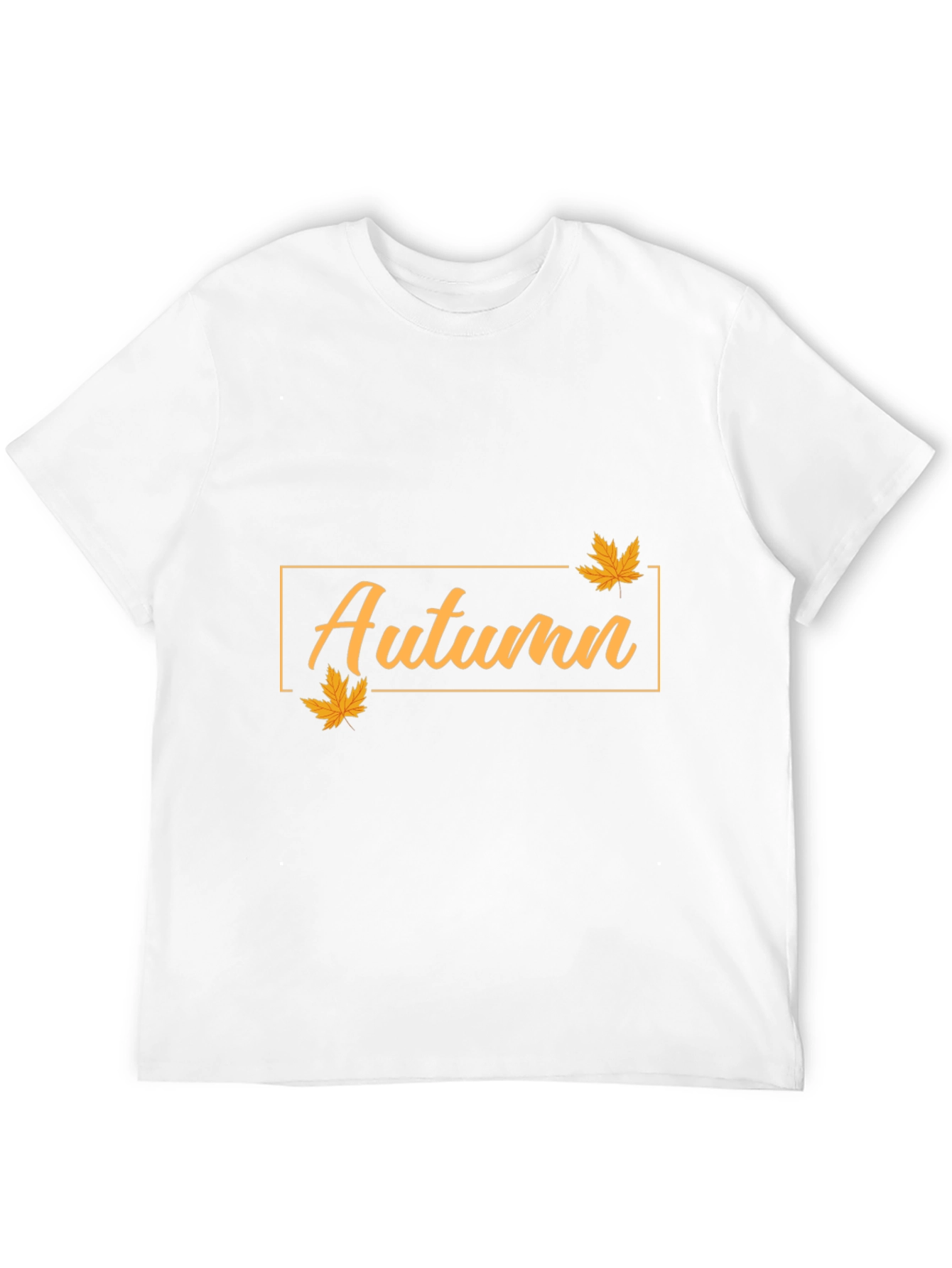 Autumn Leaves Graphic Tee - Soft Black Cotton T-Shirt