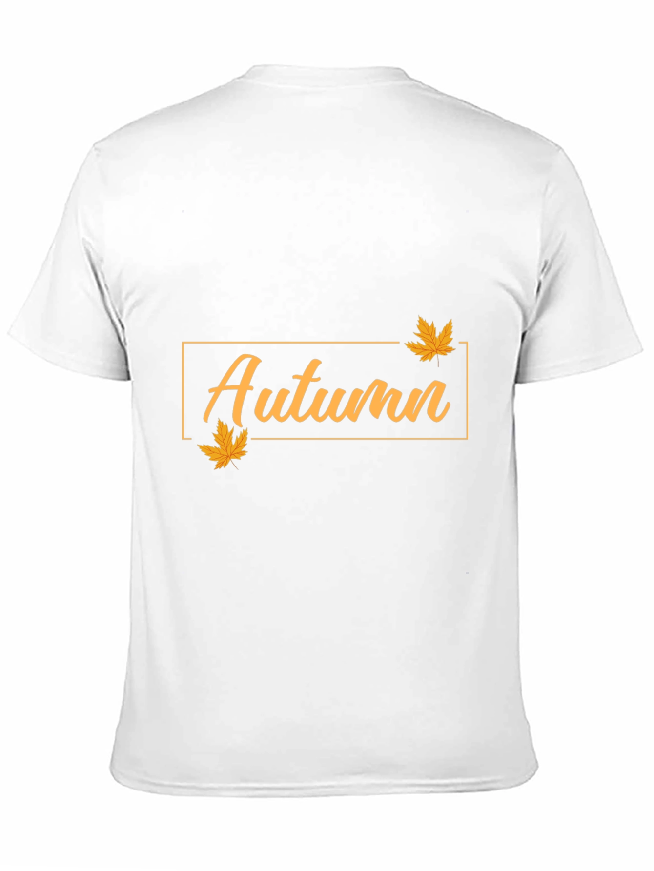 Autumn Leaves Graphic Tee - Soft Black Cotton T-Shirt