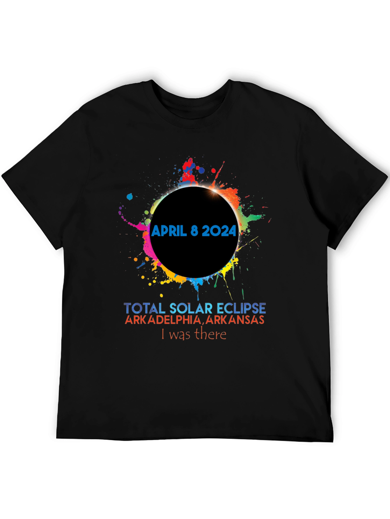 April 8 2024 Solar Eclipse T-Shirt Arkadelphia Arkansas