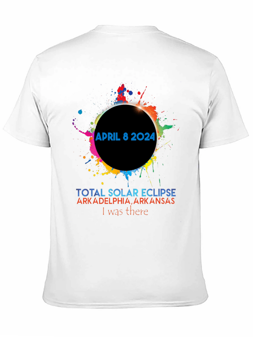 April 8 2024 Solar Eclipse T-Shirt Arkadelphia Arkansas