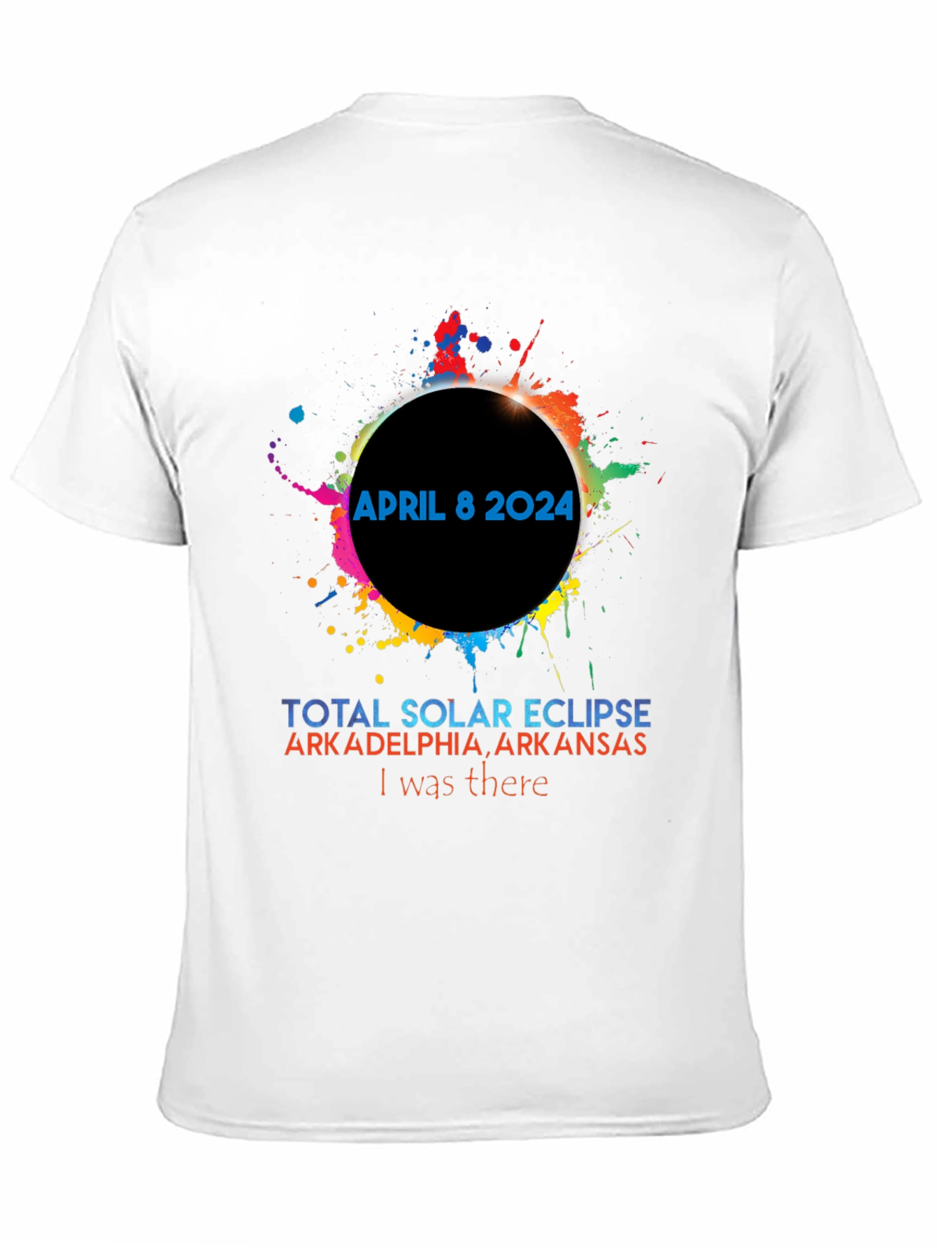 April 8 2024 Solar Eclipse T-Shirt Arkadelphia Arkansas