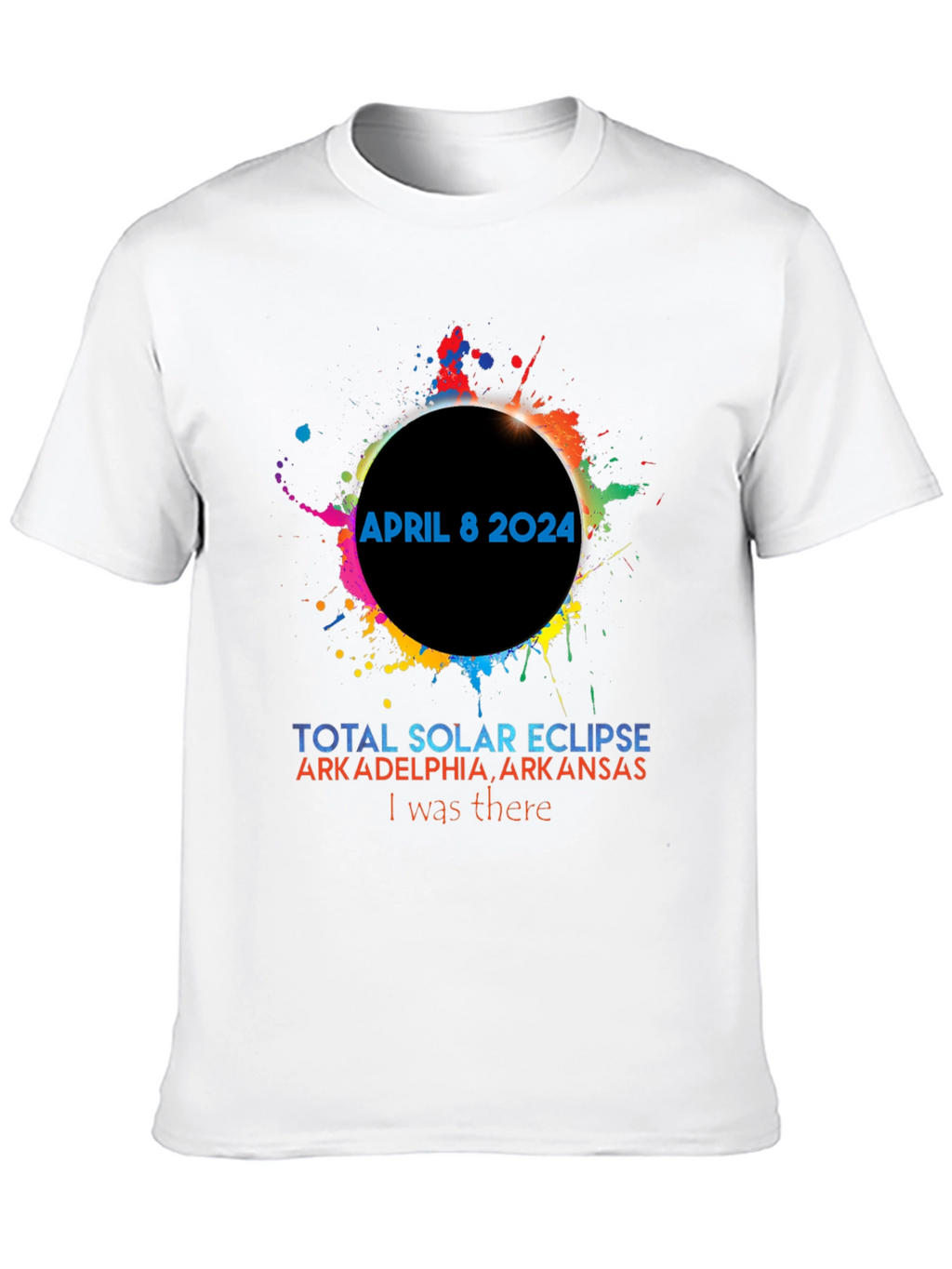 April 8 2024 Solar Eclipse T-Shirt Arkadelphia Arkansas