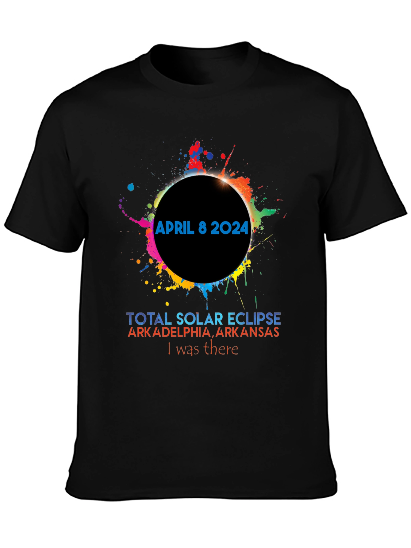 April 8 2024 Solar Eclipse T-Shirt Arkadelphia Arkansas