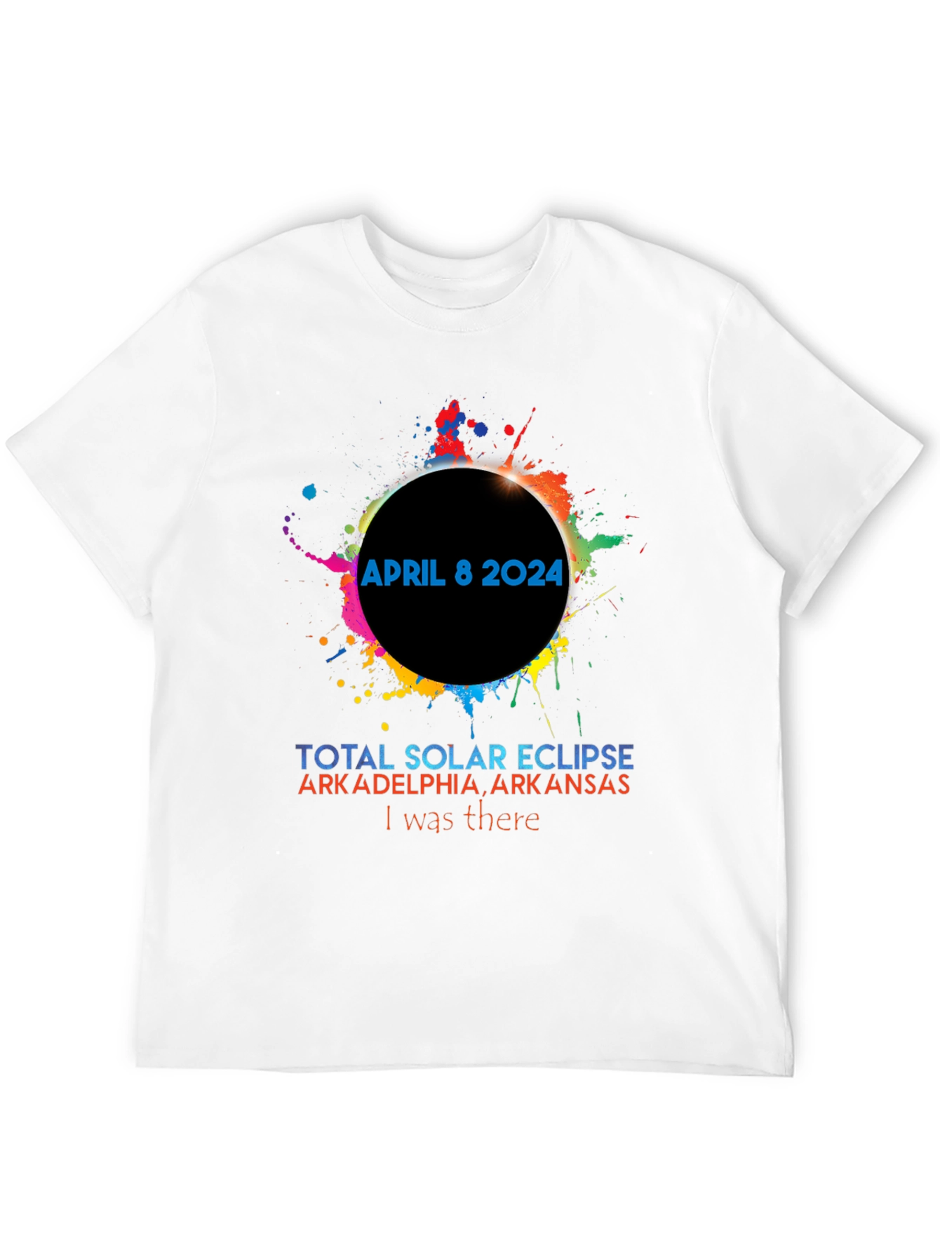 April 8 2024 Solar Eclipse T-Shirt Arkadelphia Arkansas