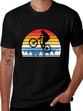 Mountain Bike Retro Sunset T-Shirt