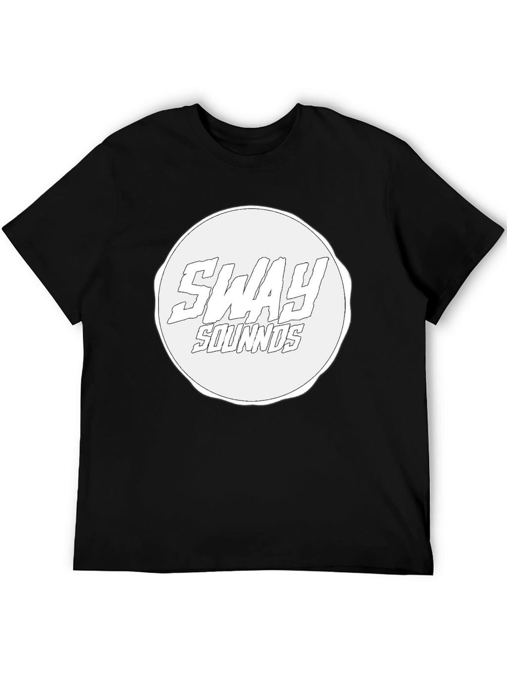 Sway Sounds Graphic Tee - Black Cotton Casual Wear