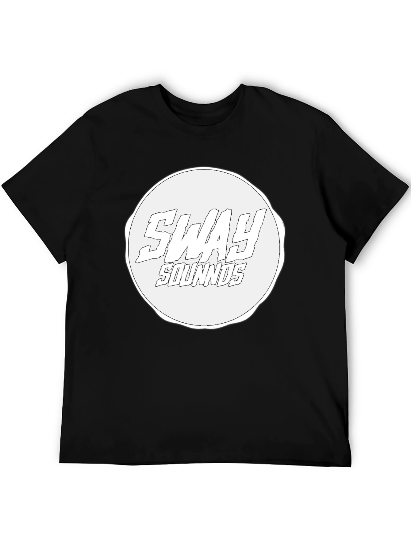 Sway Sounds Graphic Tee - Black Cotton Casual Wear