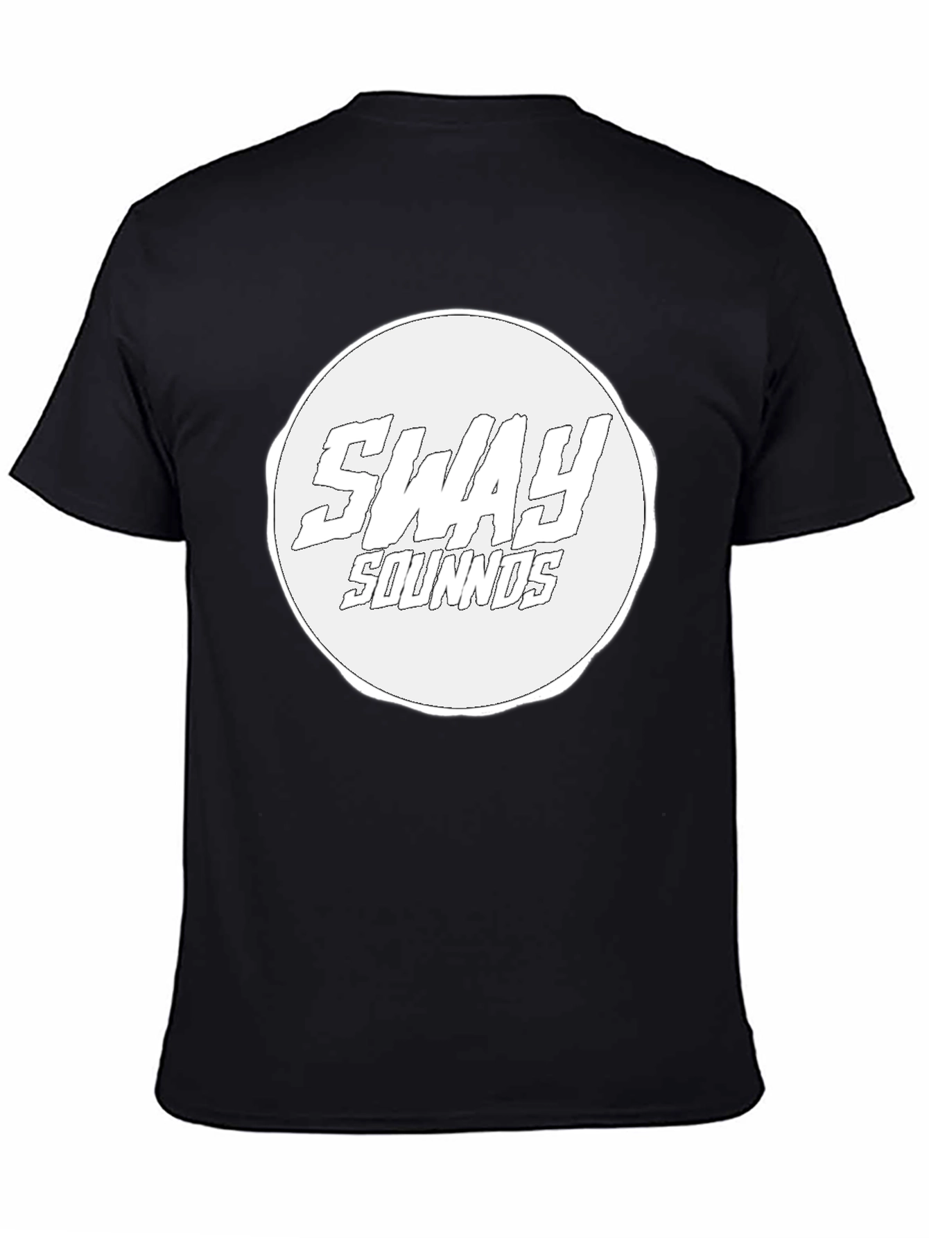 Sway Sounds Graphic Tee - Black Cotton Casual Wear