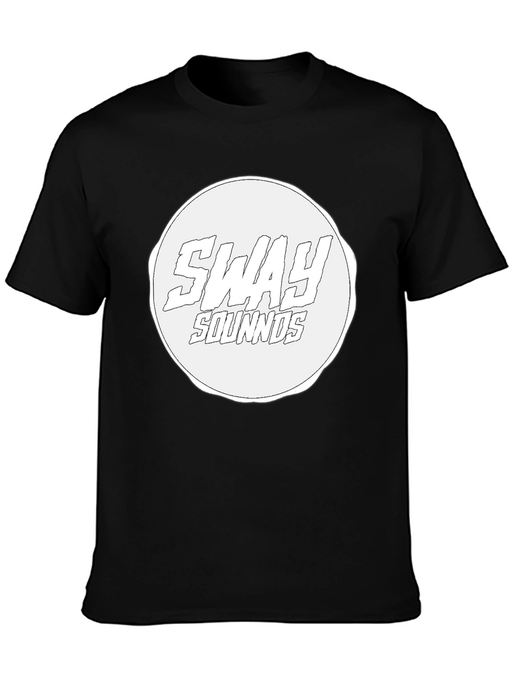 Sway Sounds Graphic Tee - Black Cotton Casual Wear