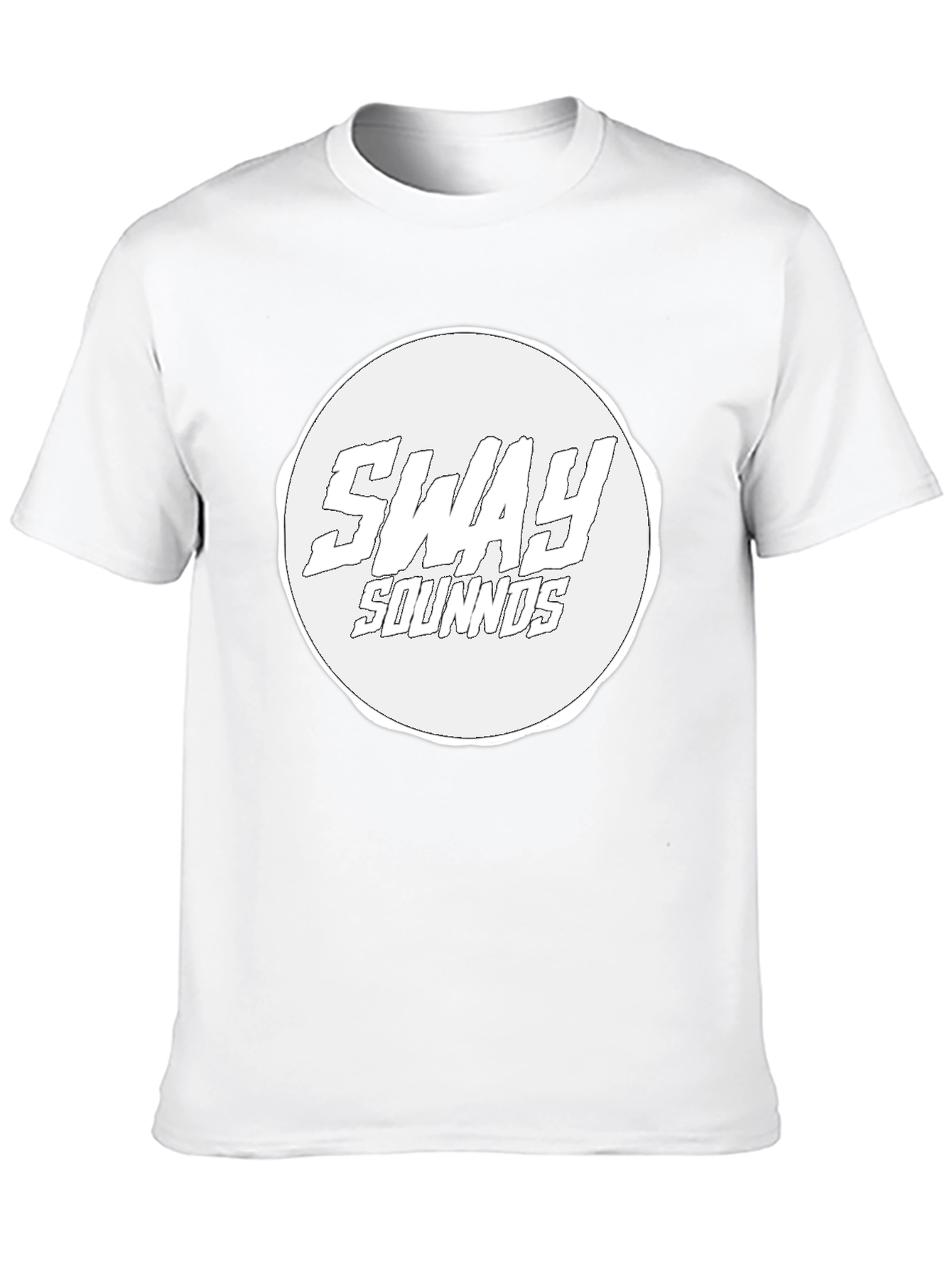 Sway Sounds Graphic Tee - Black Cotton Casual Wear