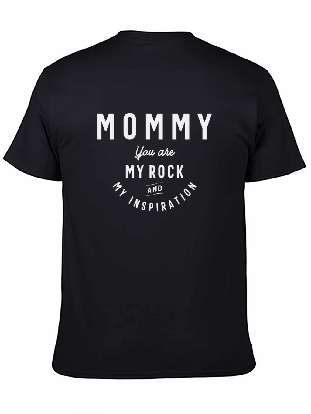 Mommy Rock & Inspiration Black T-Shirt