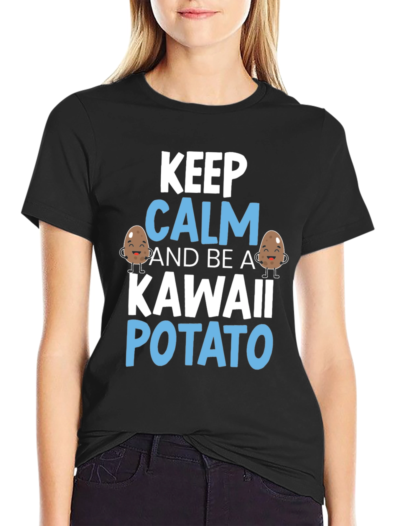 Keep Calm Kawaii Potato T-Shirt