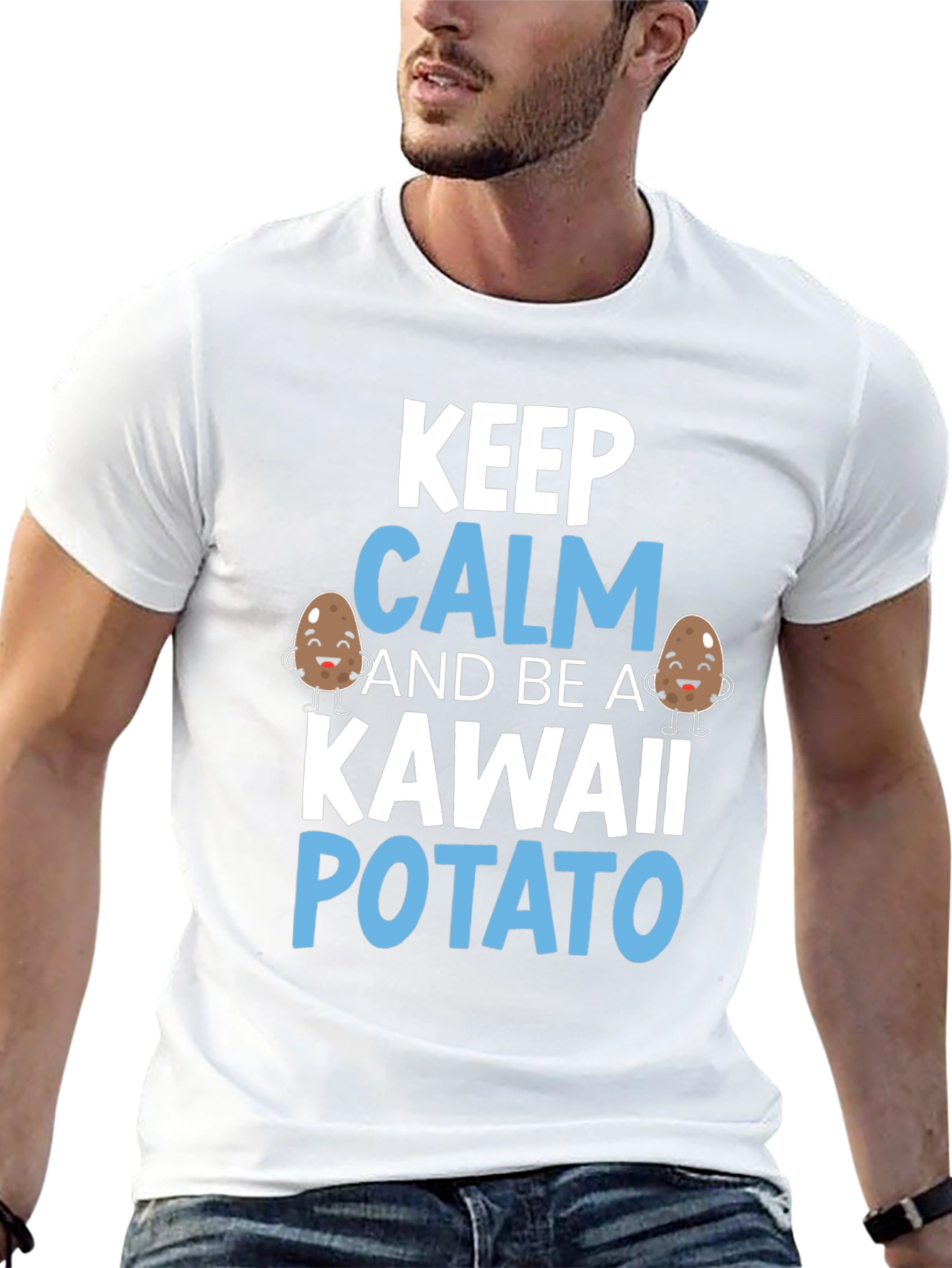 Keep Calm Kawaii Potato T-Shirt