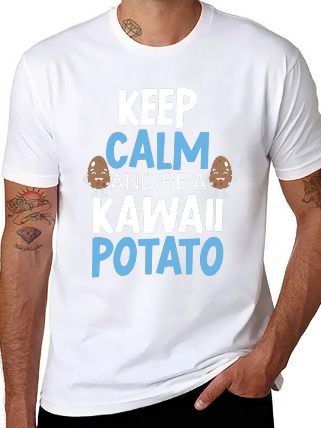 Keep Calm Kawaii Potato T-Shirt