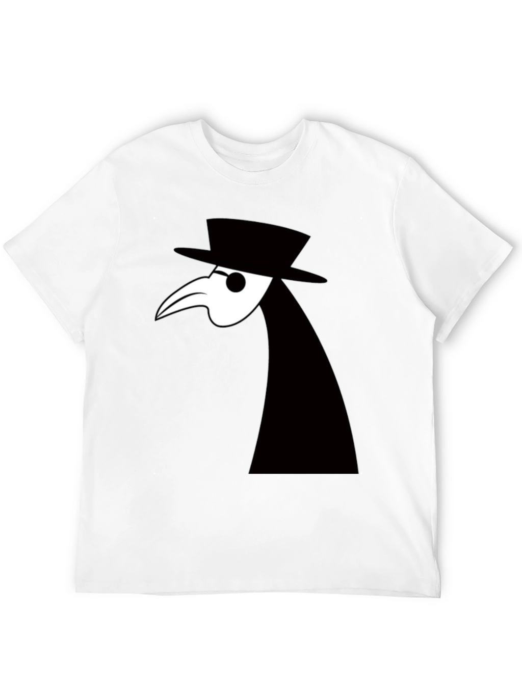 Plague Doctor Graphic Tee - Unique Black T-Shirt