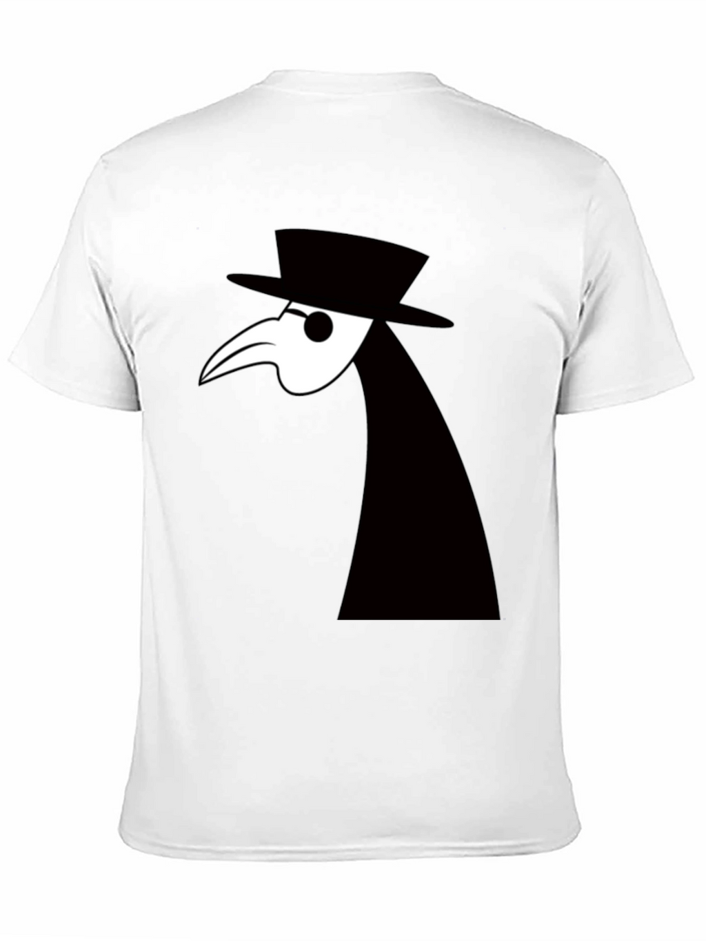 Plague Doctor Graphic Tee - Unique Black T-Shirt