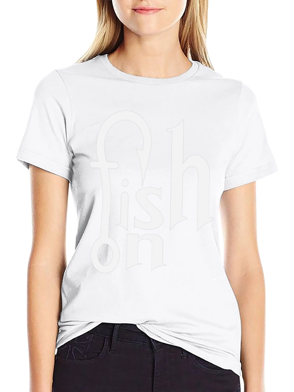 Fish On T-Shirt - Fishing Hook Graphic Tee